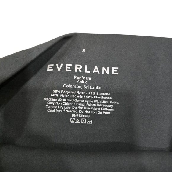 Everlane Perform Ankle Leggings Women's Small Green High Rise Performance Stretc - Picture 4 of 6